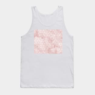 Mademoiselle pink marble Tank Top